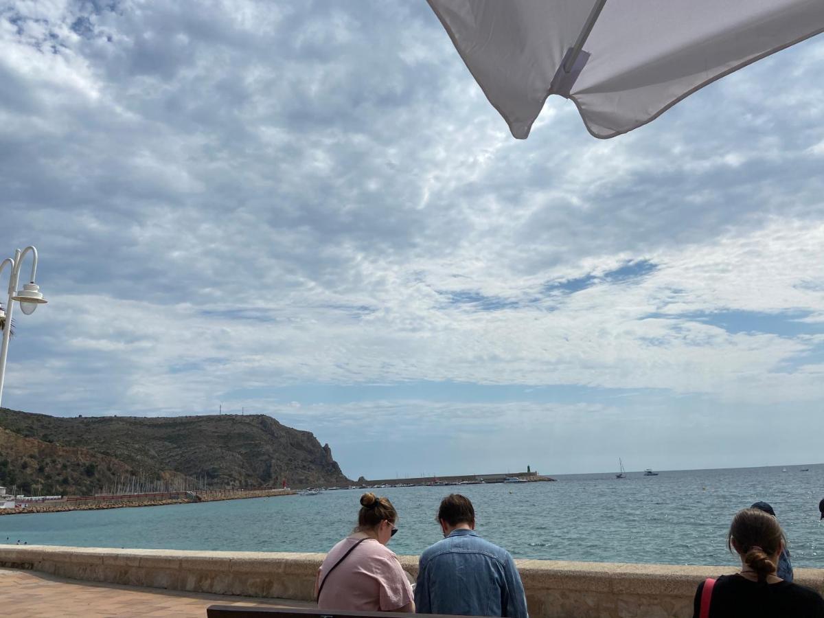Javea Au Port Vue Mer Devant La Plage Grand Appartement Terrasse Clim Et Wifi Exterior foto