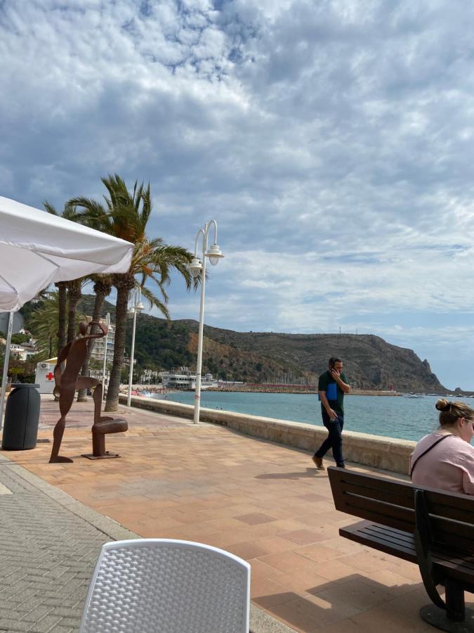 Javea Au Port Vue Mer Devant La Plage Grand Appartement Terrasse Clim Et Wifi Exterior foto